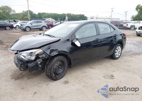 2016 Toyota Corolla Le z USA, uszkodzony, nr VIN 2T1BURHE8GC697547